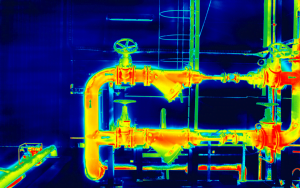 a termografia é usada pelo caça vazamentos para identificar problemas hidráulicos